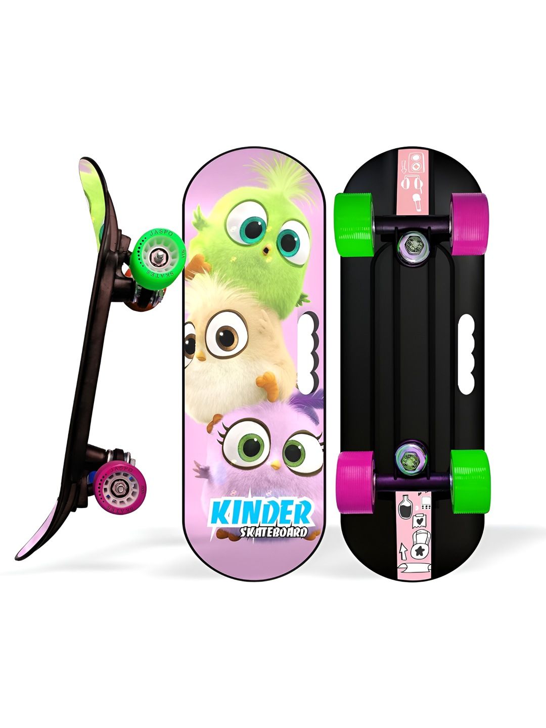 Jaspo Kids Graphic Sticker Printed Beginner Skateboard-image-41