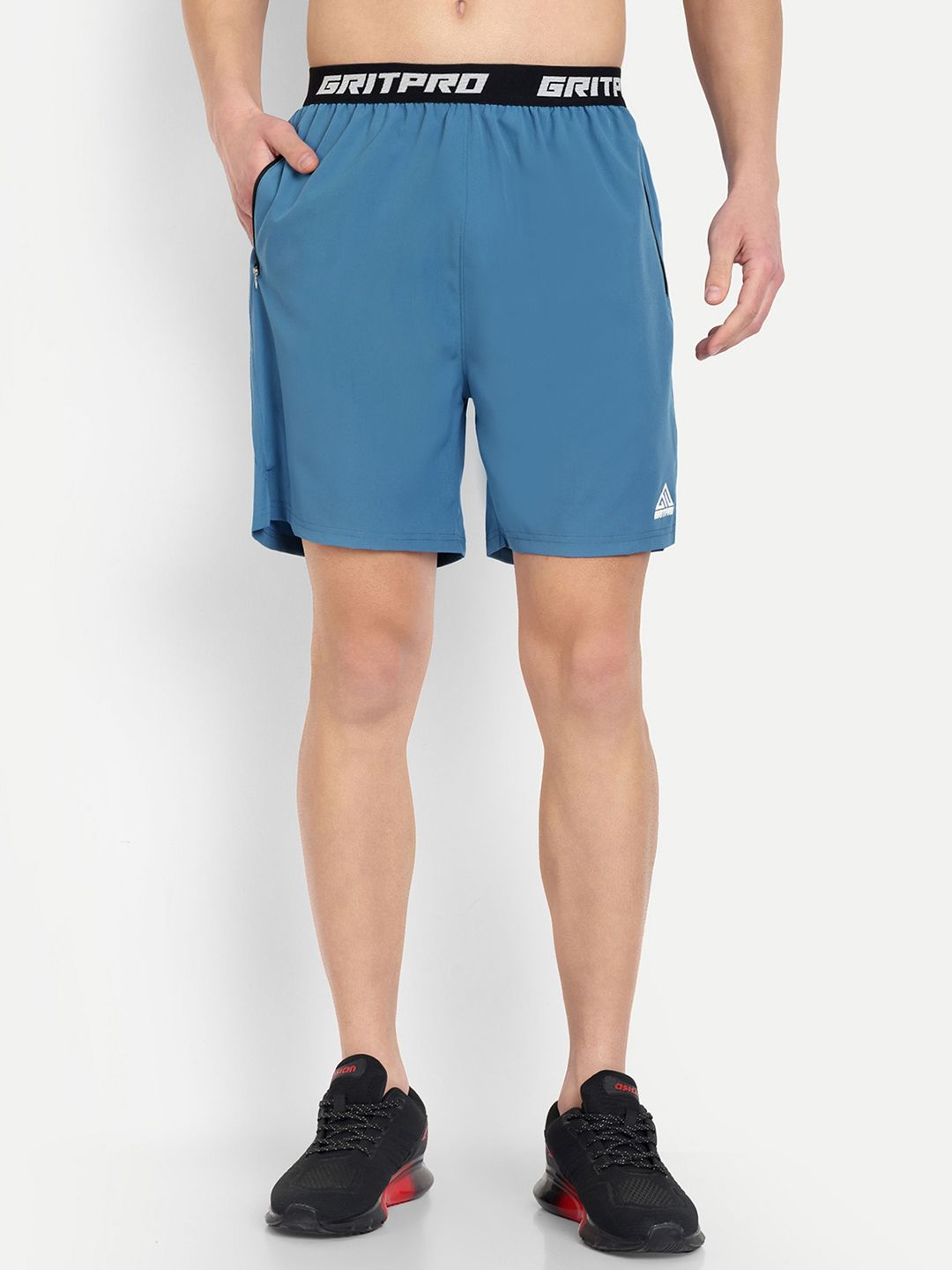 GRITPRO Men Regular Fit Mid-Rise Shorts-image-19