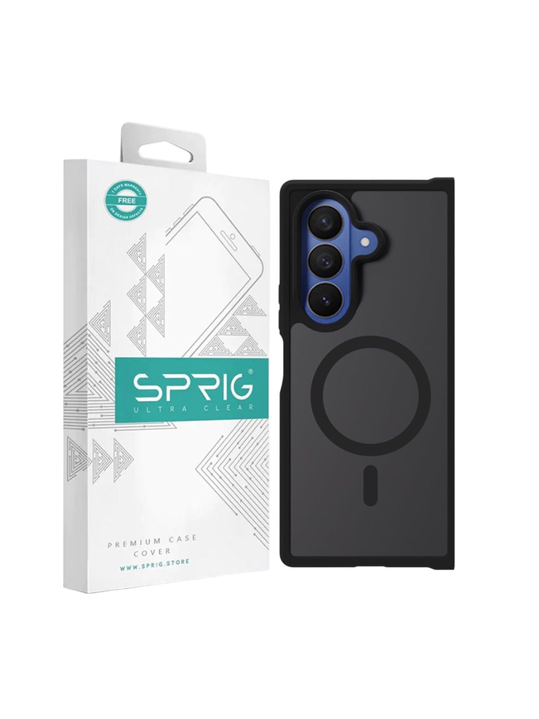 SPRIG Solid Printed Back Case Mobile Accessories-image-4
