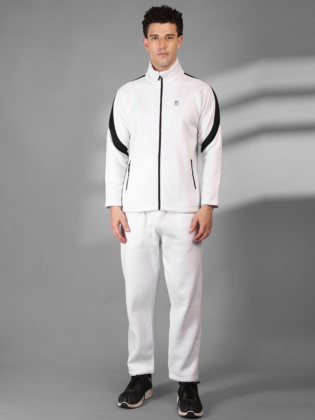 HRX by Hrithik Roshan Men Colorblocked Mock Collar Mid Rise Rapid Dry Tracksuit-picture-52