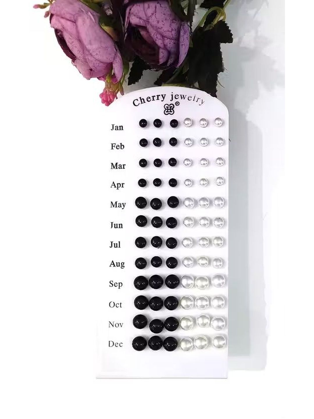 NAVJAI Set of 36 & Multi Plastic Artificial Beads Earrings-picture-30