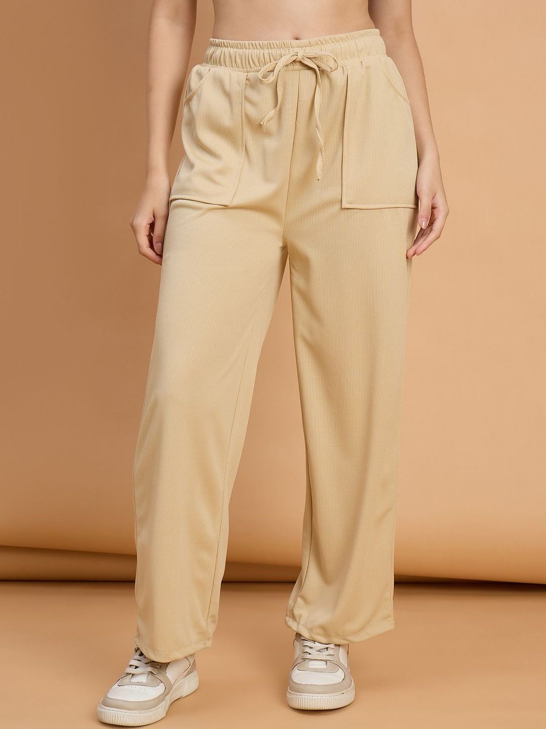 Roadster The Lifestyle Co. Women Relaxed High Rise Trousers-picture-21