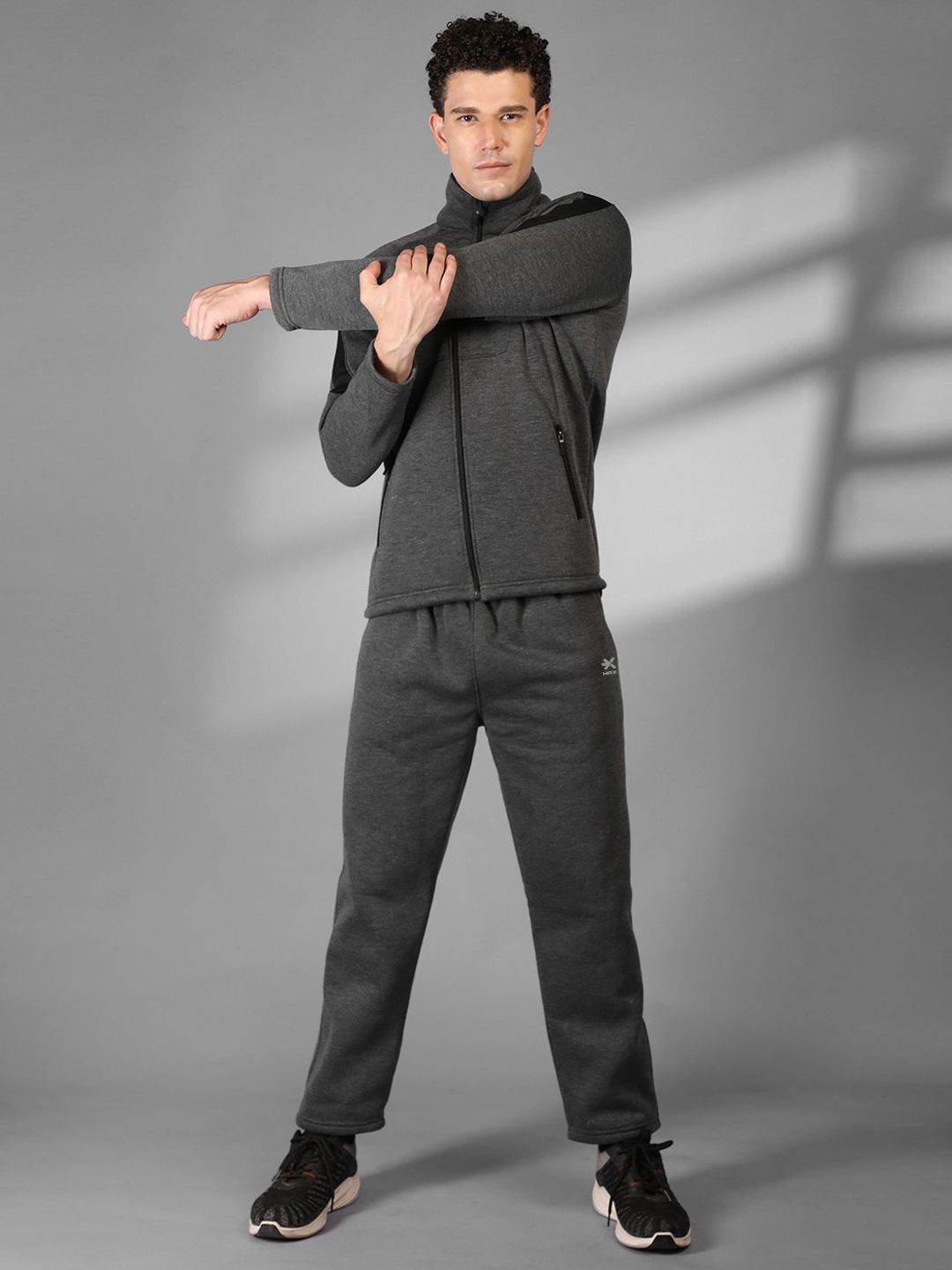HRX by Hrithik Roshan Rapid-Dry Mock Collar Running Zipper Mid Rise Tracksuit-picture-20
