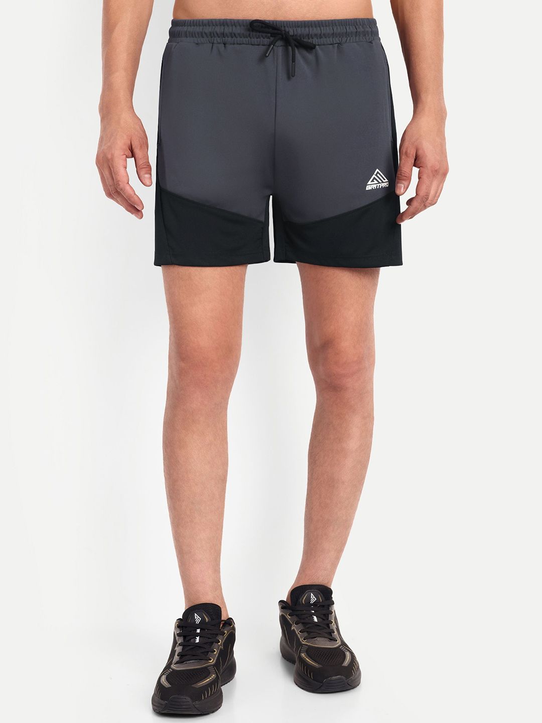 GRITPRO Men Relaxed Fit Mid-Rise Shorts-image-14