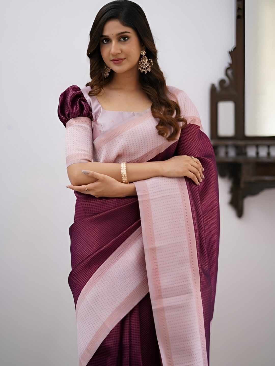 SWEETPEL Woven Design Banarasi Saree-picture-15