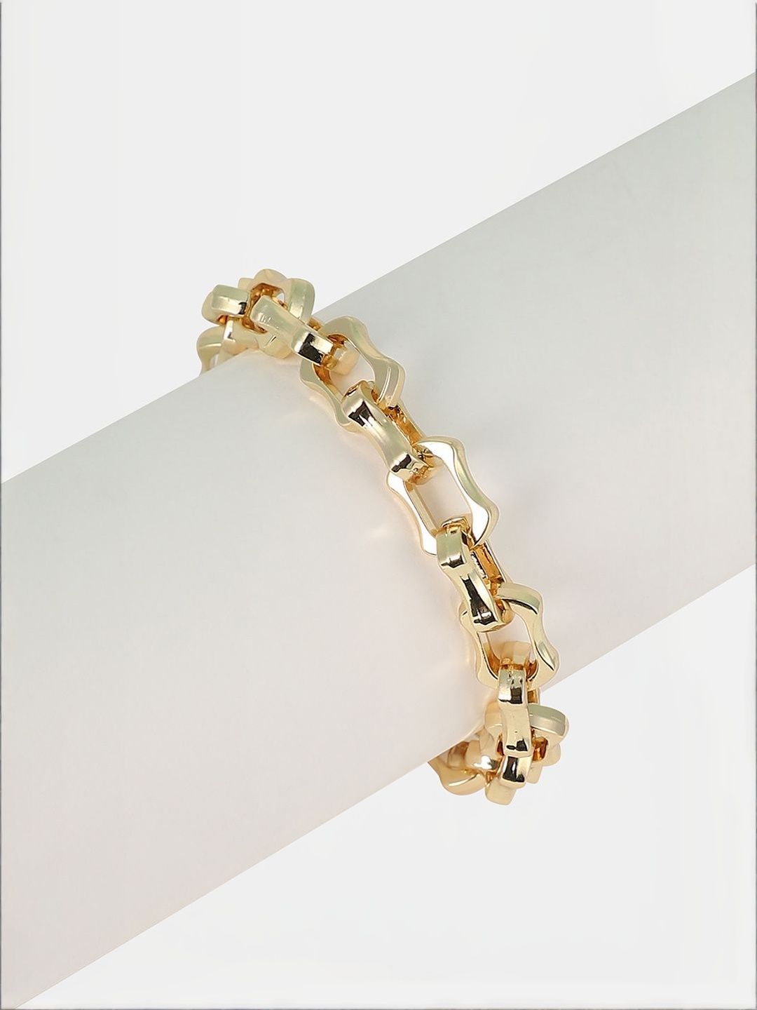 SOHI Women Gold-Plated Link Bracelet-image-35