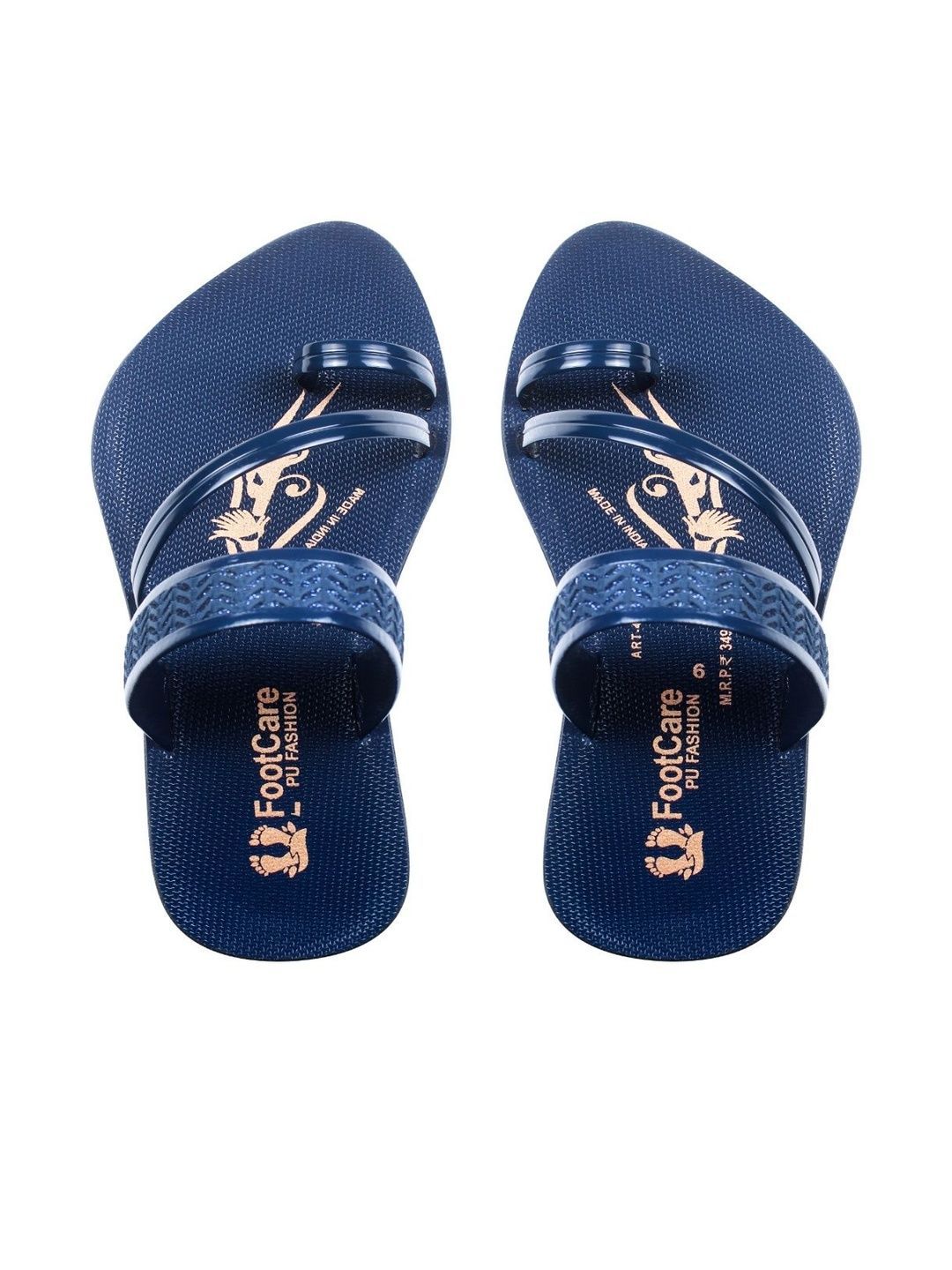 FOOT CARE Women Printed One Toe Flats-picture-22