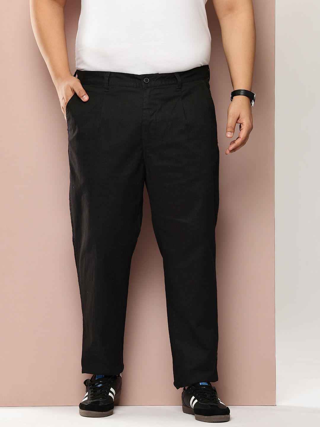 Thomas Scott Plus Size Men Smart Straight Fit Chinos Trousers-picture-52