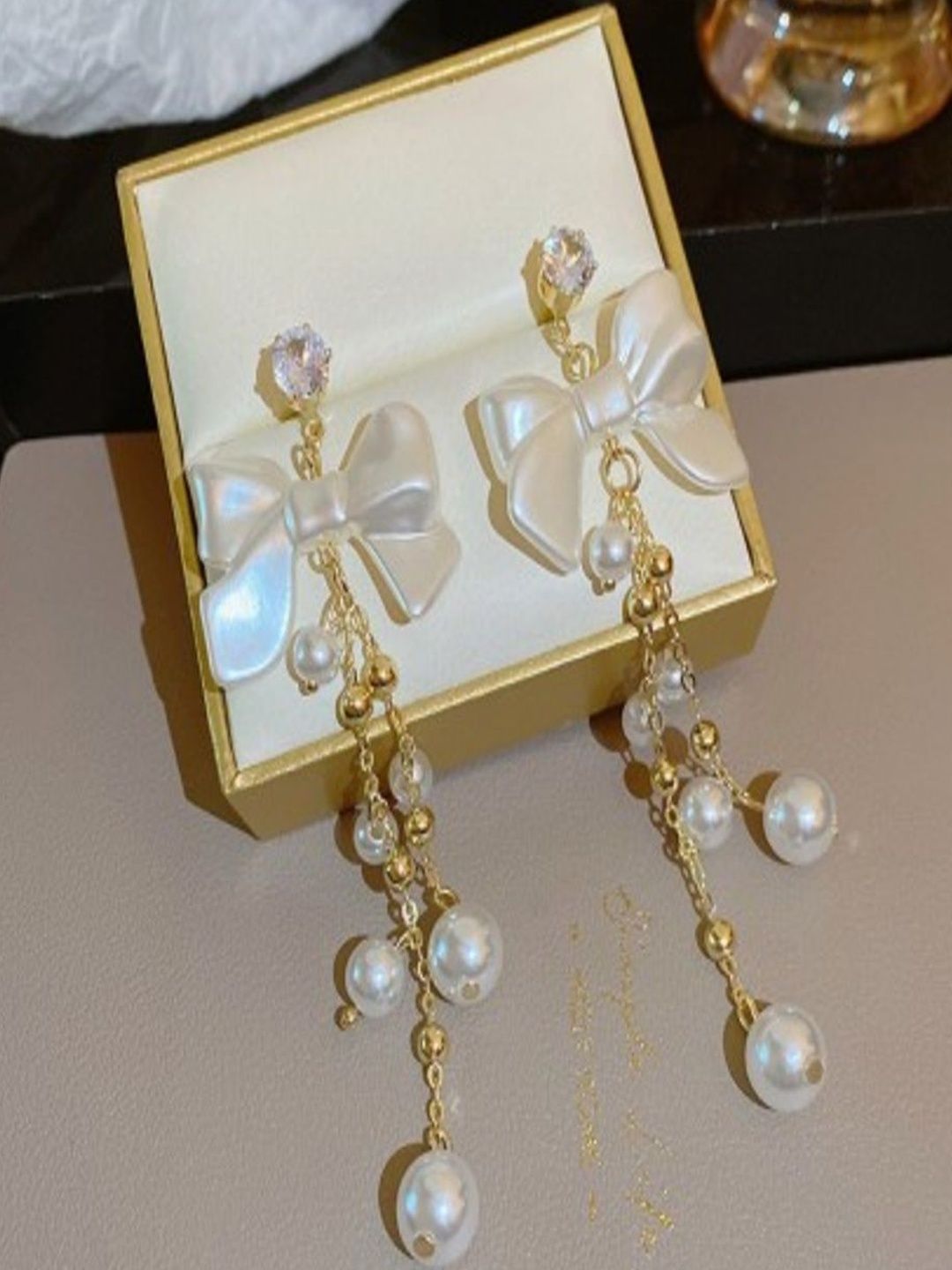 SAPRAA TRENDS Women Gold Plated Floral Studs Earrings-picture-29