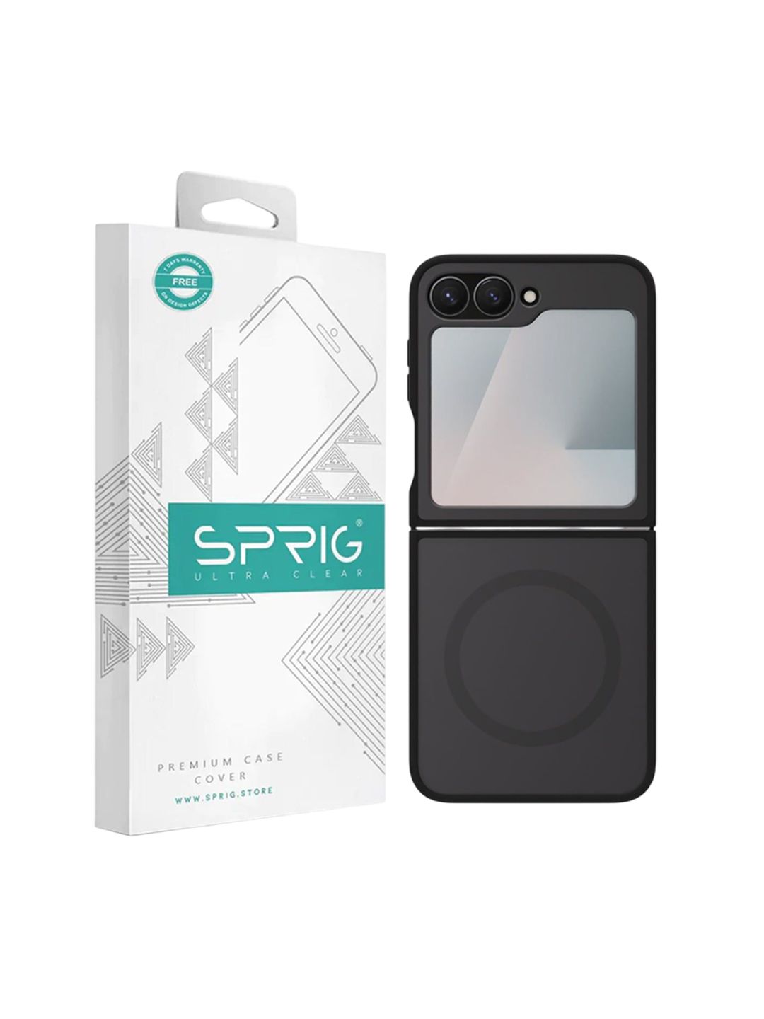SPRIG Solid Printed Back Case Mobile Accessories-image-3
