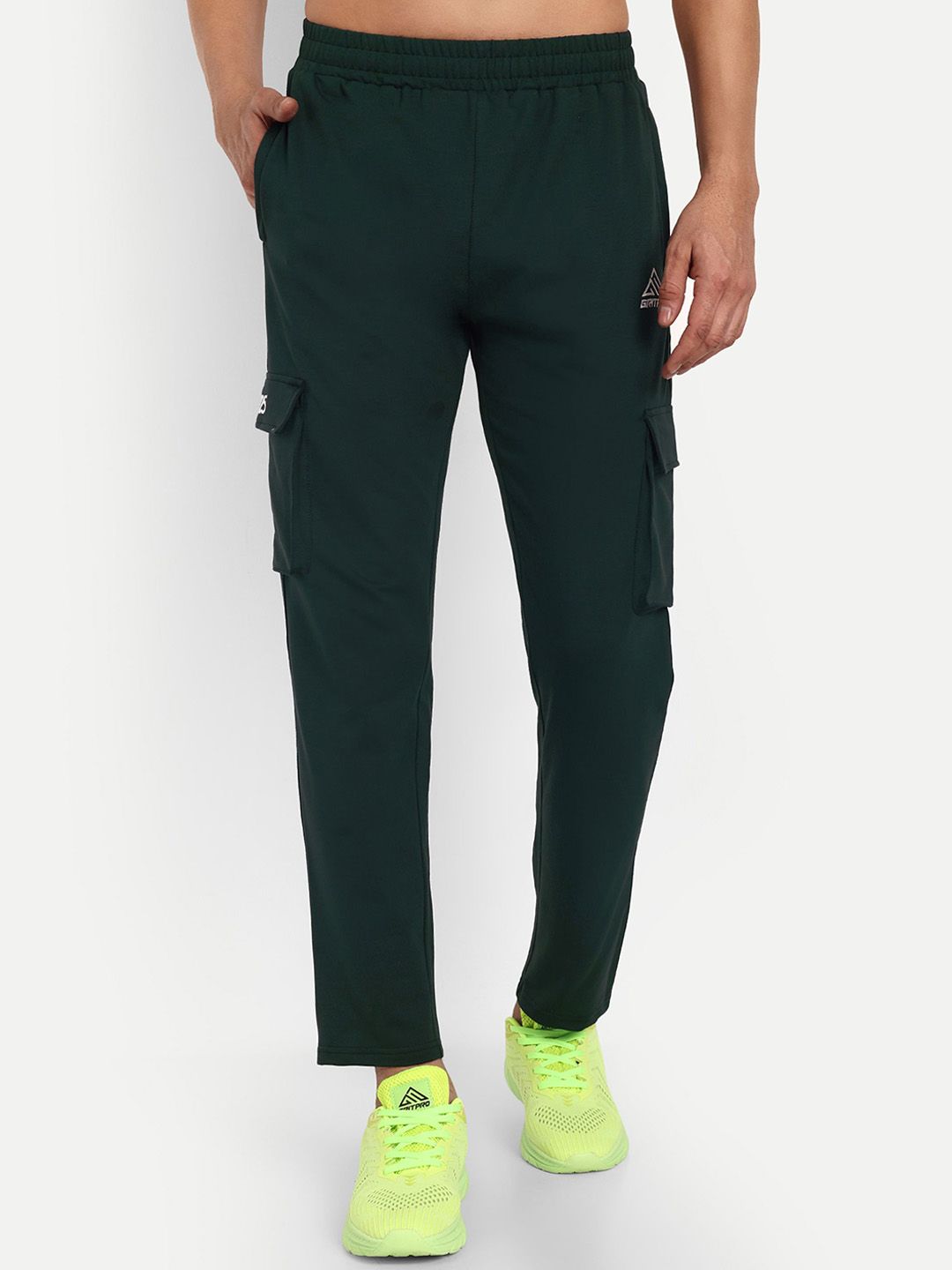 GRITPRO Men Relaxed Fit Mid-Rise Trousers-image-15