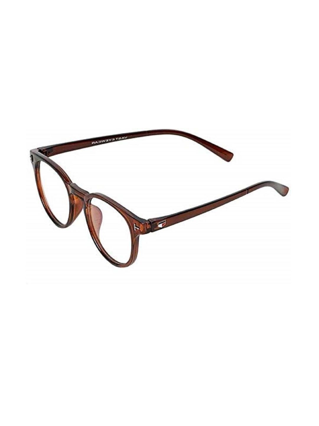 Arzonai Unisex Brown Plastic Full Rim Frame UV Protected Lens Casual Sunglasses-image-16