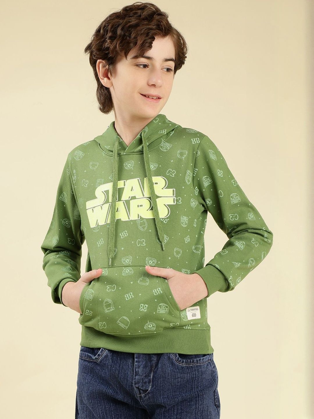 Lil Tomatoes Boys Printed Hooded Sweatshirt-picture-23