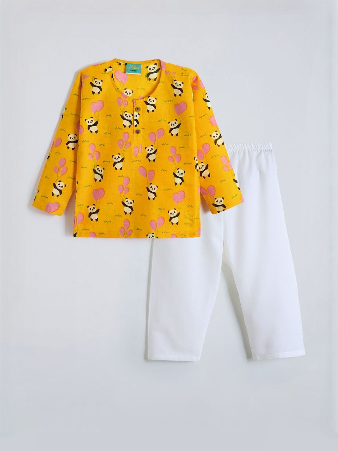 Hopscotch Boys 2-Pc Panda Patterns Cotton Pajama Set-picture-13