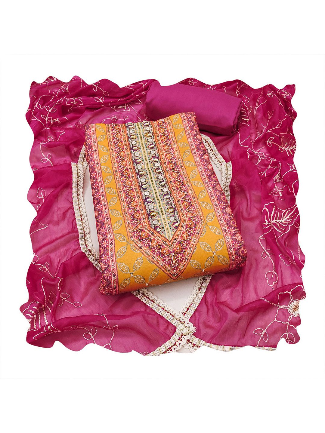 MANVAA Embellished Unstitched Dress Material-image-31