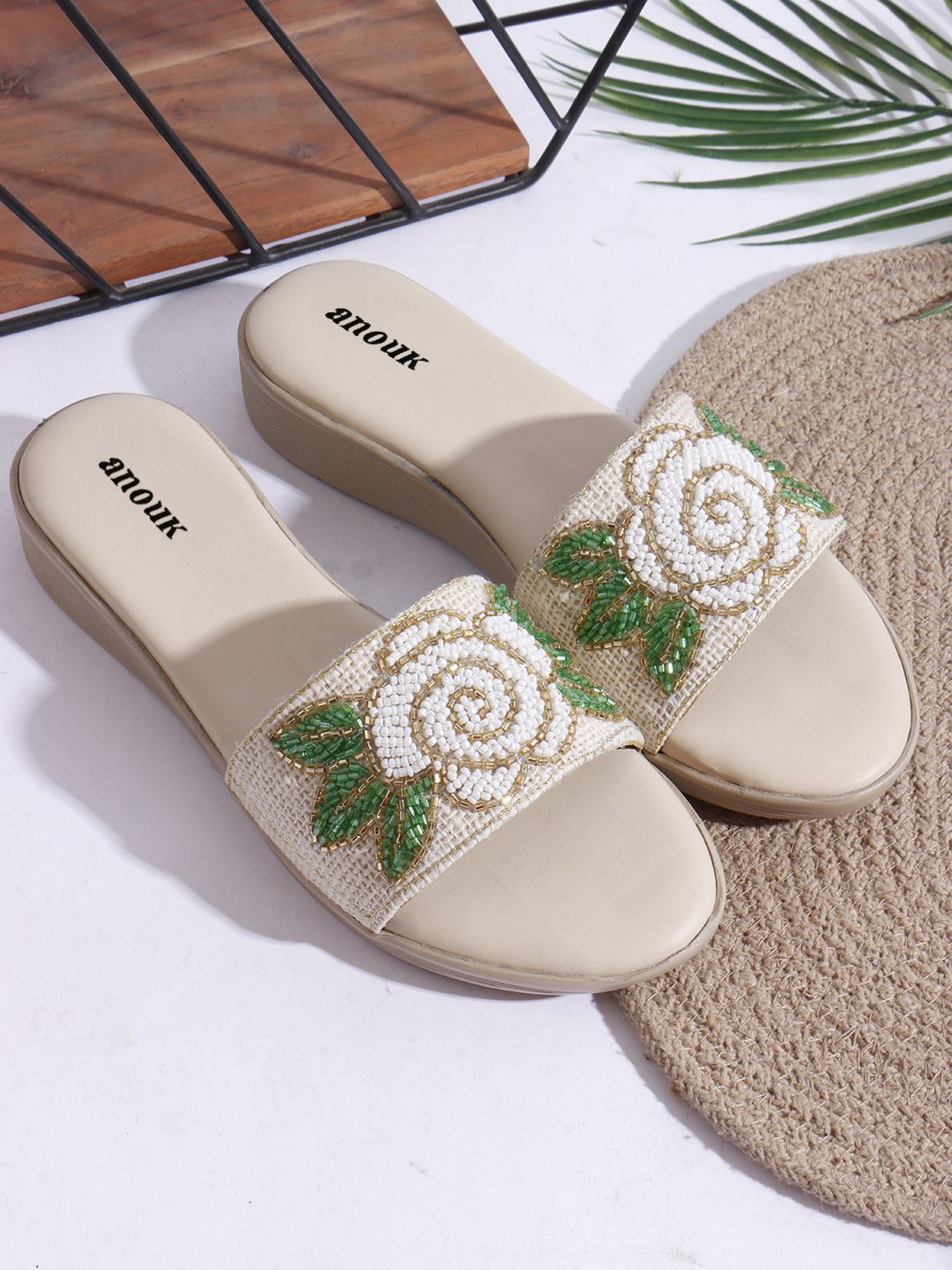 Anouk Embellished Wedge Heel Sandals-picture-38