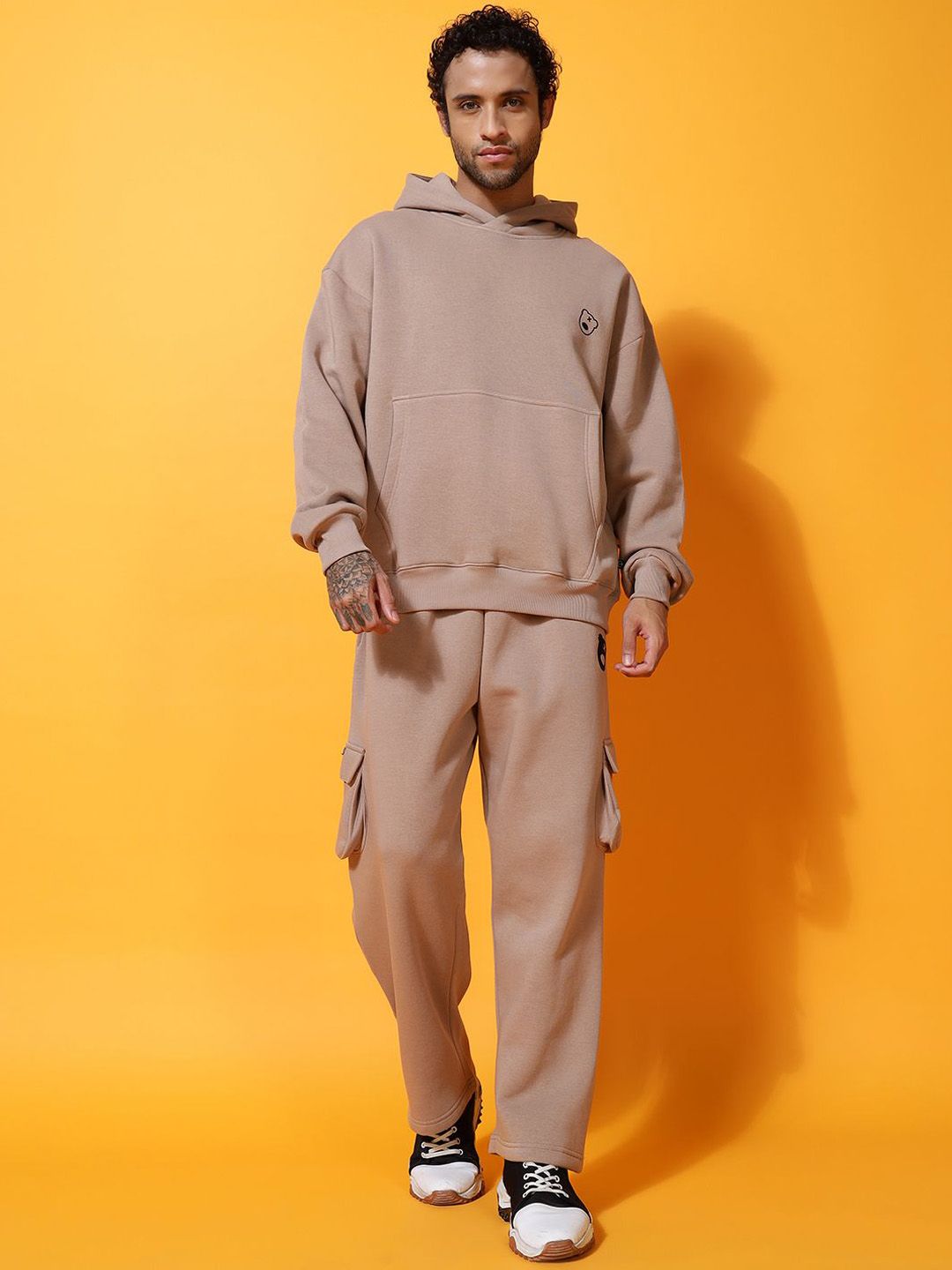 GRIFFEL Printed Pure Cotton Oversized Tracksuits-picture-11