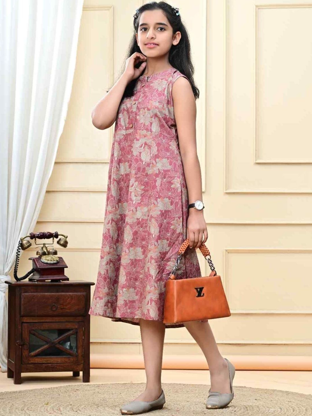 DMP EXPORT Print A-Line Dress-picture-2