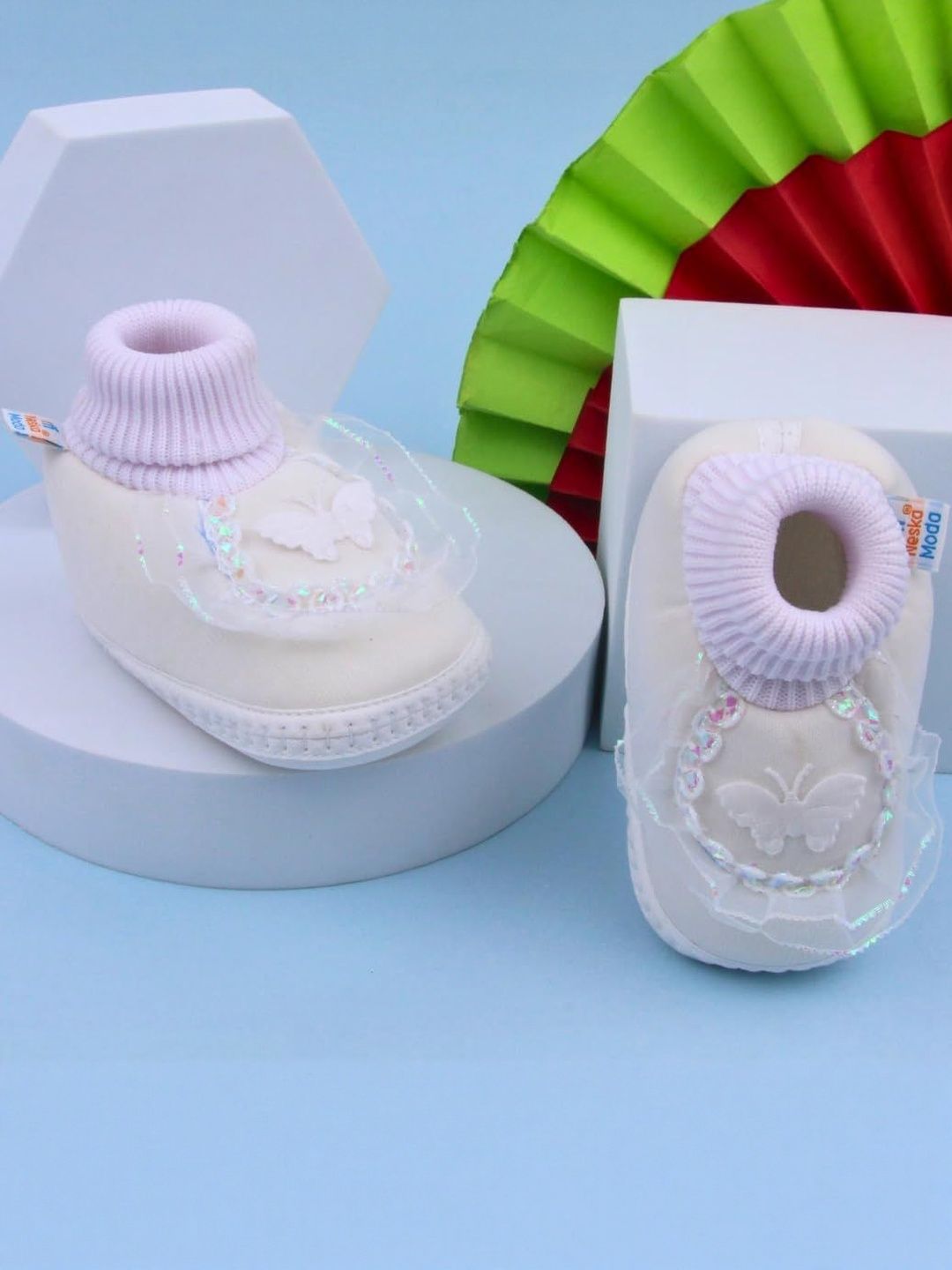 NESKA MODA Girls Cotton Booties-picture-30