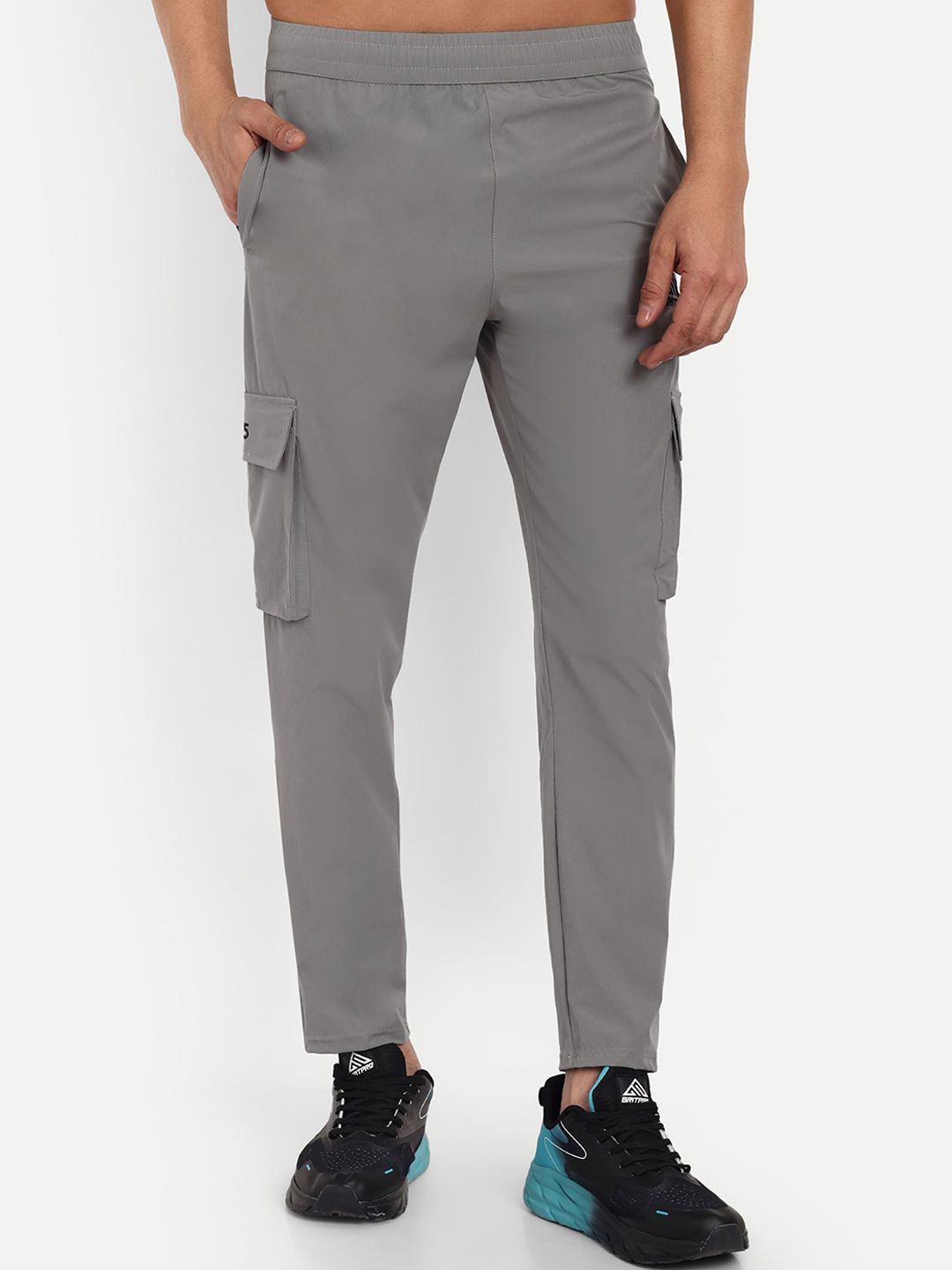 GRITPRO Men Original Slim Fit Mid-Rise Cargos-image-18