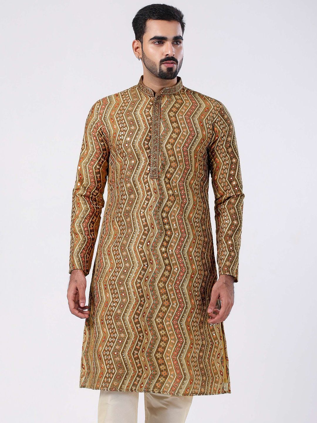 Ethnic India Embroidered Straight Kurta-picture-26