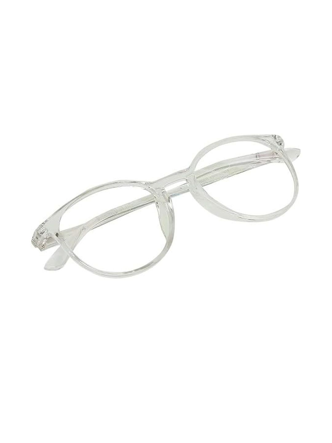 Arzonai Unisex Clear Lens & Transparent Frame Sunglasses-image-15