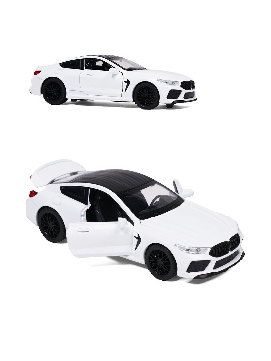 WEMBLEY Pull Back M8 Die-Cast Model Car White-picture-5