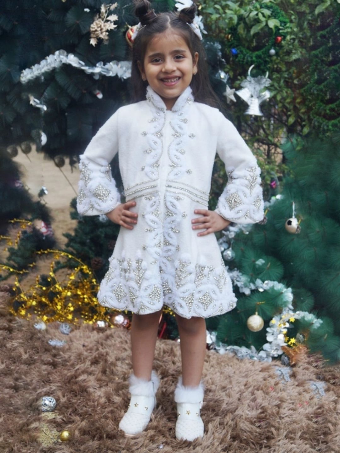 Divalicious Girls Embellished A-Line Dress-image-35