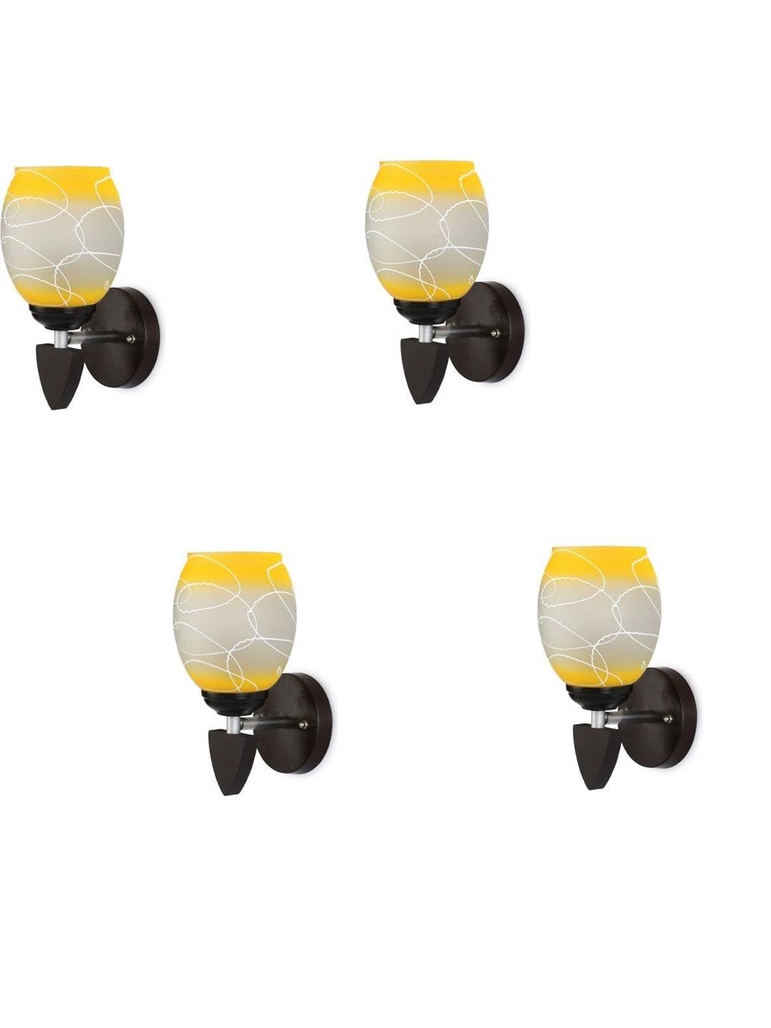 1ST TIME Yellow & White Solid Glass Traditional Cylinder Wall Lamps Wall Lamps-picture-24