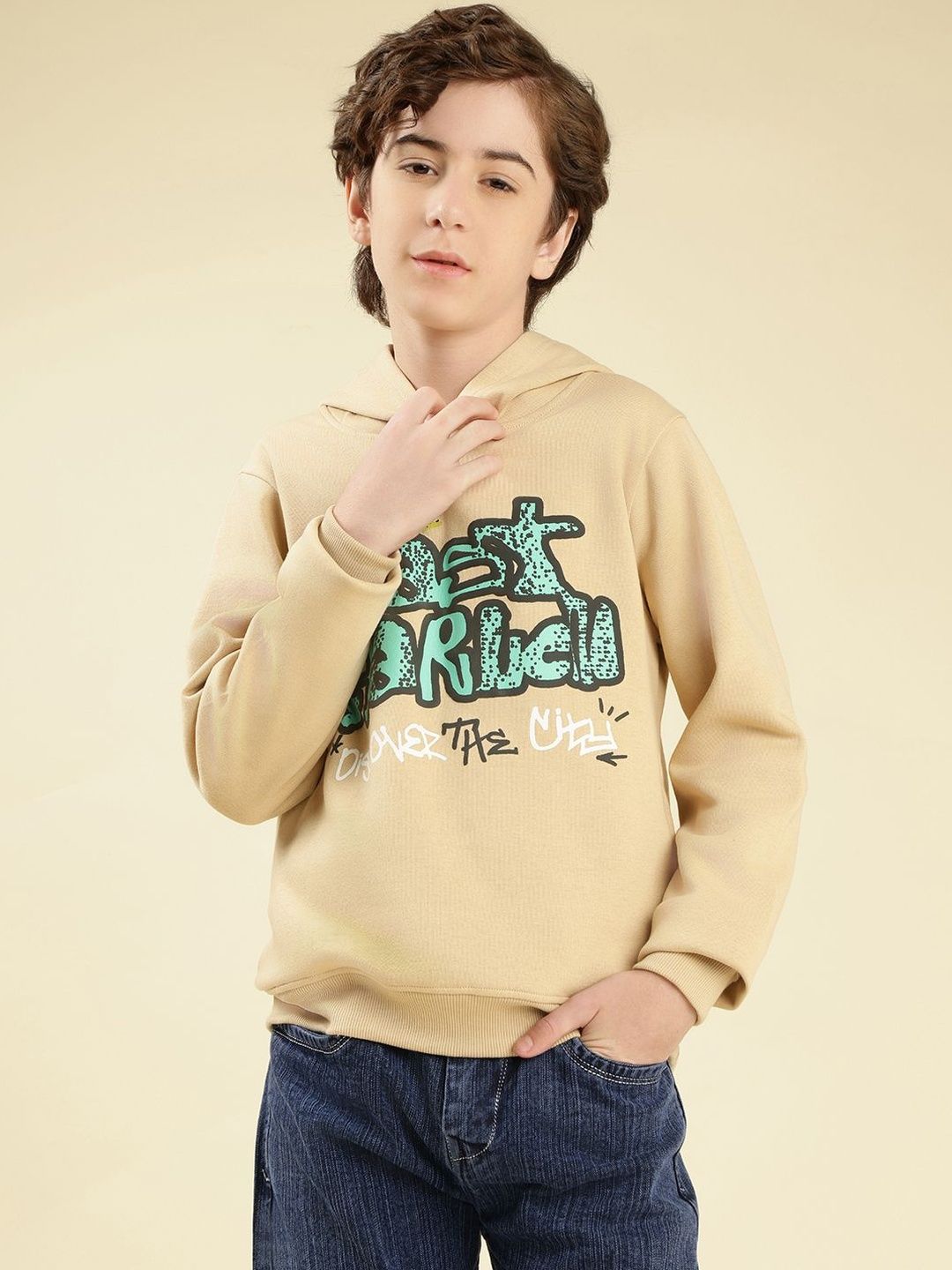 Lil Tomatoes Boys Printed Hooded Sweatshirt-picture-27