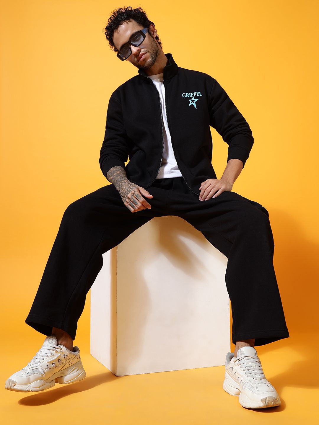 GRIFFEL Printed Pure Cotton Tracksuits-picture-10