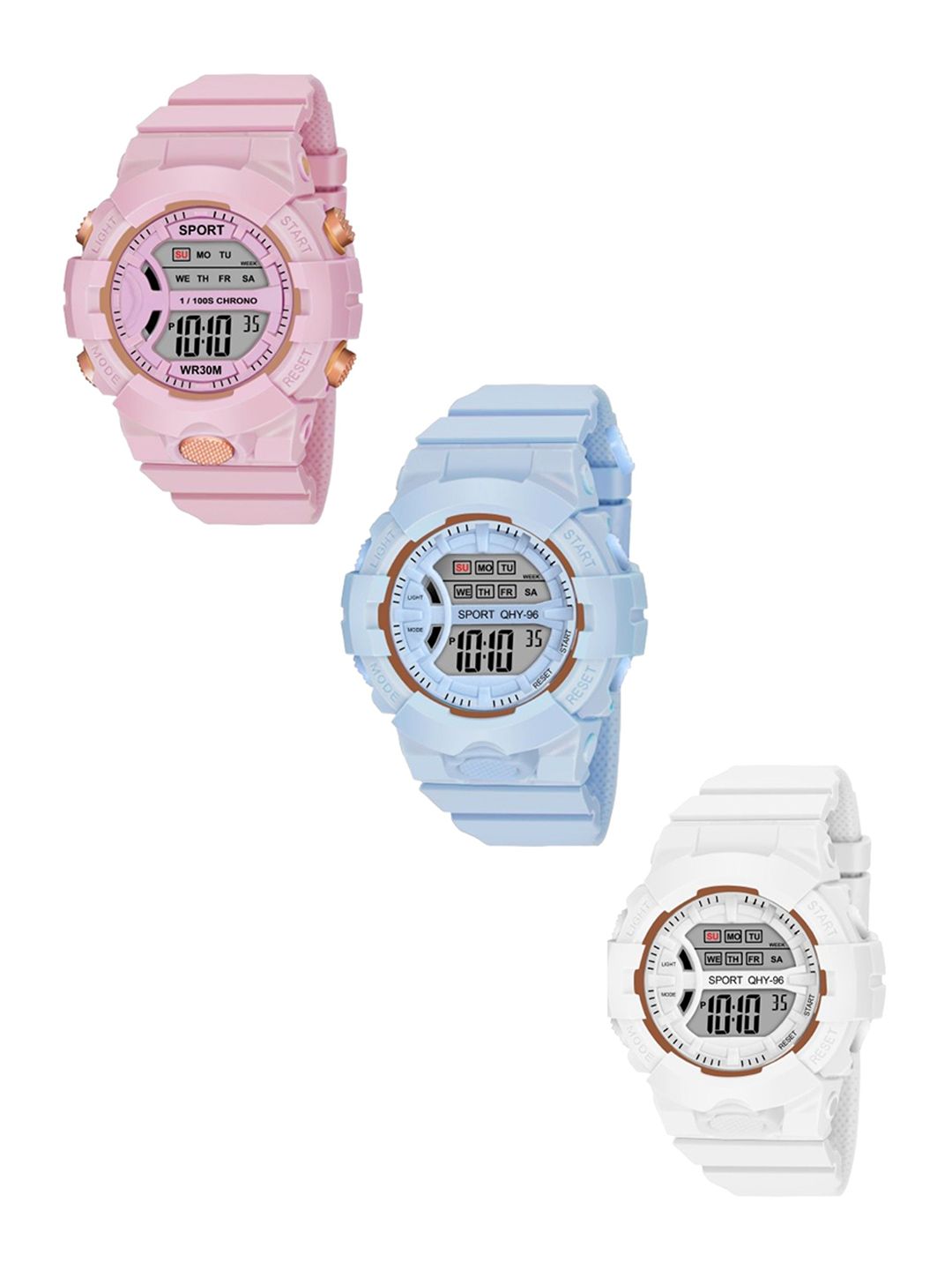 FROZIL Unisex Kids Dial & Straps Digital Watch DK-P-BL-W-image-24