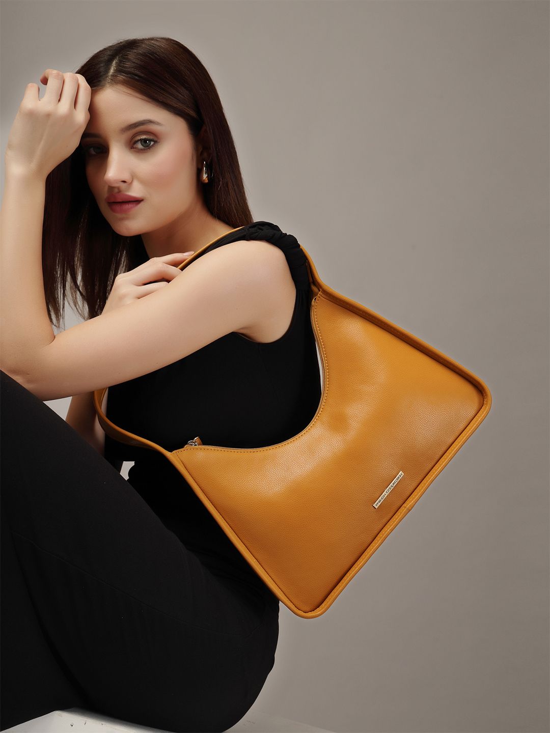 French Connection Structured One Handle Shoulder Bag-picture-14