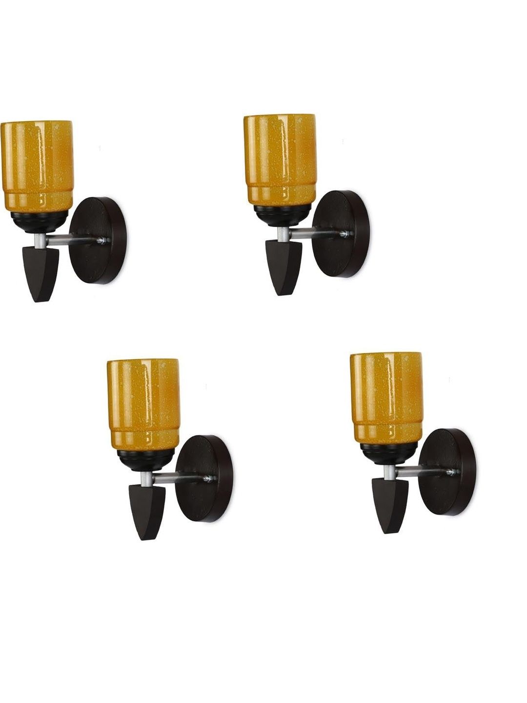 1ST TIME Yellow Glass Traditional Cylinder Shaped Wall Lamp-picture-32