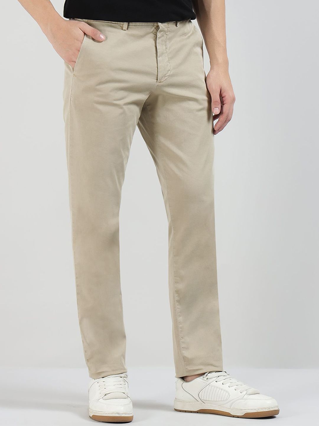 PS By Paul Smith Men High-Rise Cotton Trousers-picture-17