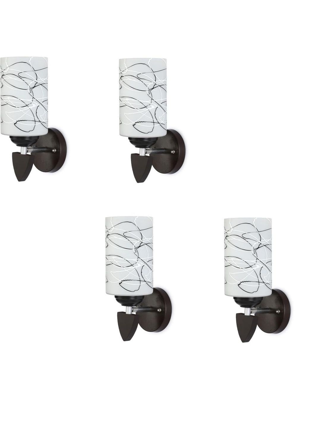 1ST TIME Black & White Solid Glass Traditional Cylinder Wall Lamps Wall Lamps-picture-16