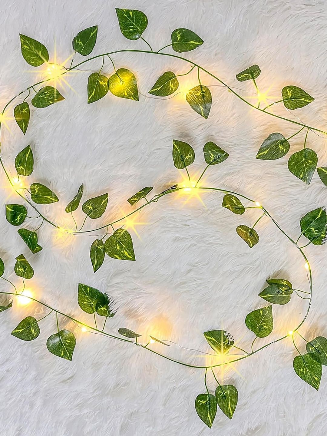 Decorcity Set of 2 LED Battery Operated Money Plant Leaf String Lights-picture-46