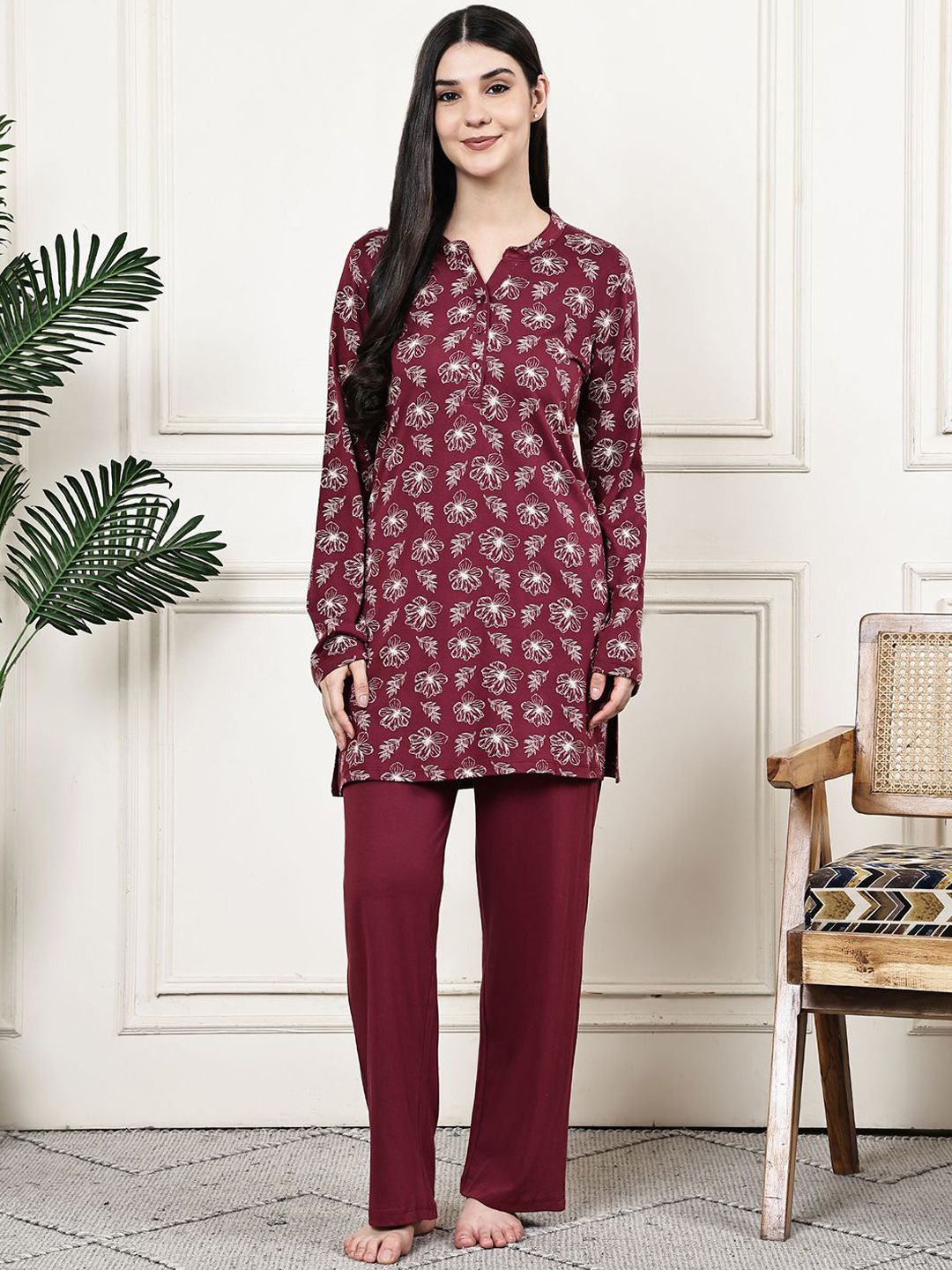 Kanvin Women Printed Night suit-picture-38
