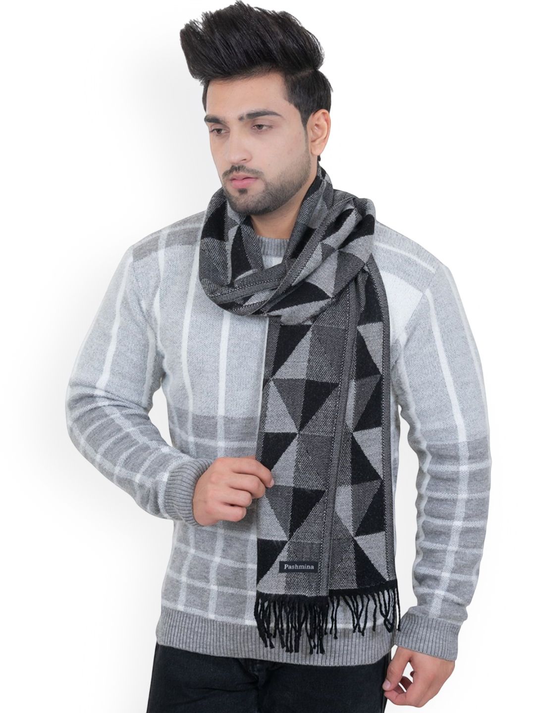Amoldo Men Printed Soft Mufflers-picture-40