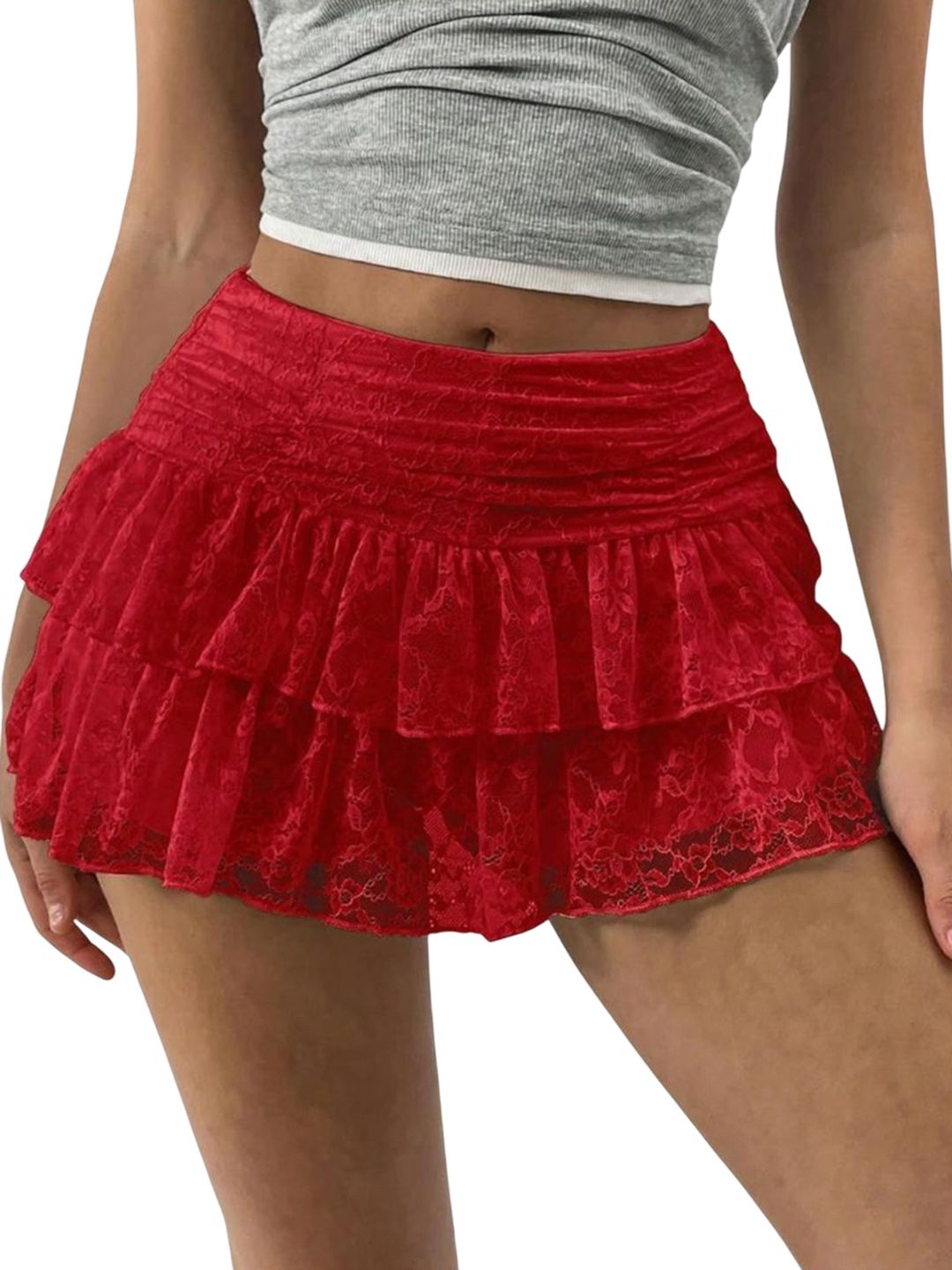 StyleCast Self-Designed Flared Mini Skirts-image-0