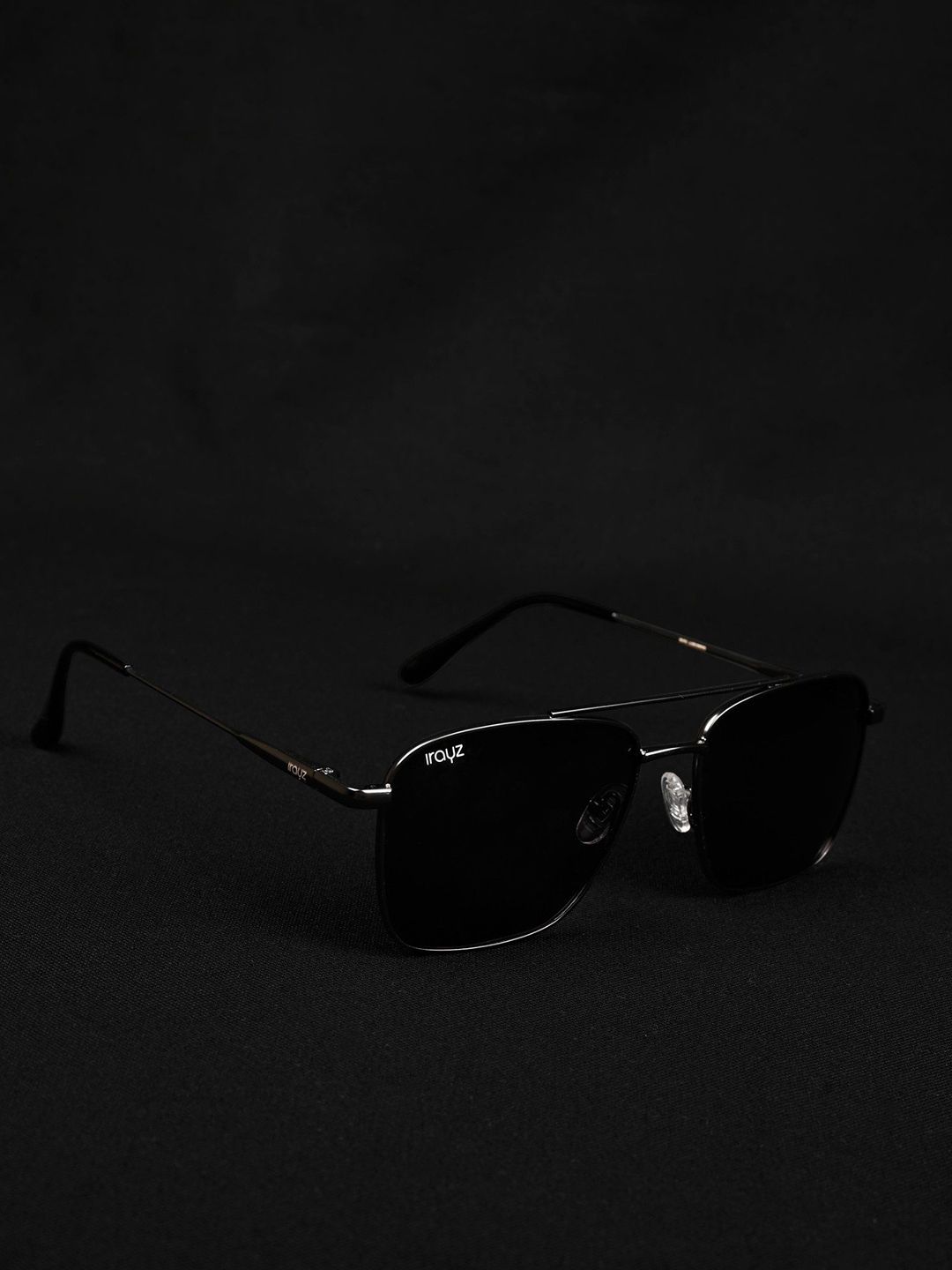 Irayz Men Square Sunglasses with Polarised and UV Protected Lens4069-Steel Grey-image-42