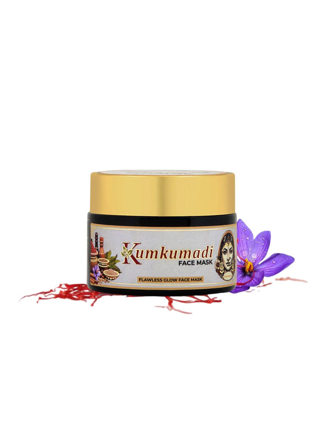 VEDPURAN Kumkumadi Face Mask For Glowing Skin & Even Tone - 50 g-image-41