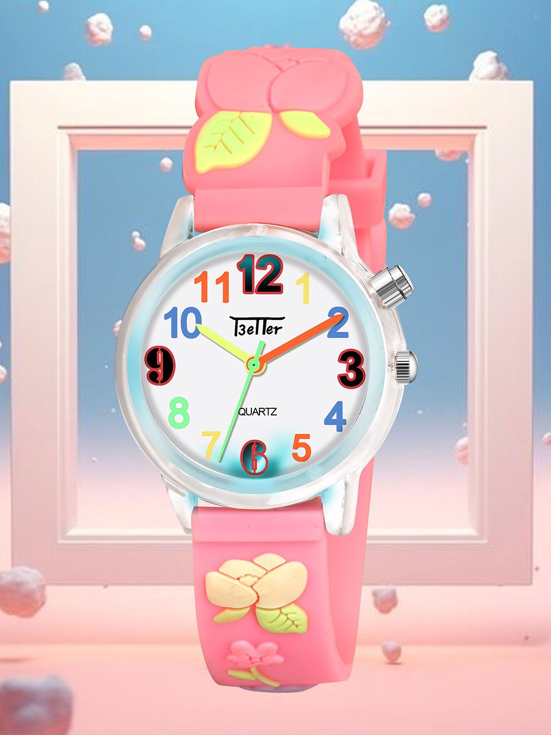 YOUNG MISSION Girls Printed Straps Analogue Watch BT 413 PK-image-2
