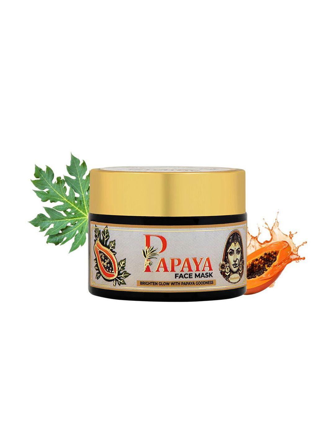 VEDPURAN Papaya Face Mask For Glowing & Hydrated Skin - 50 g-picture-6