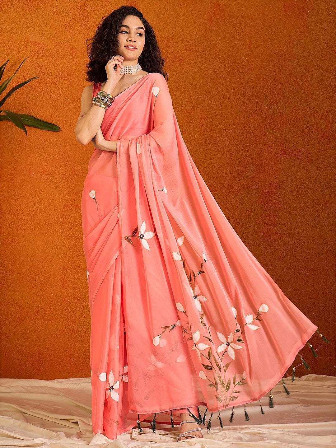 Mitera Floral Printed Saree-picture-21