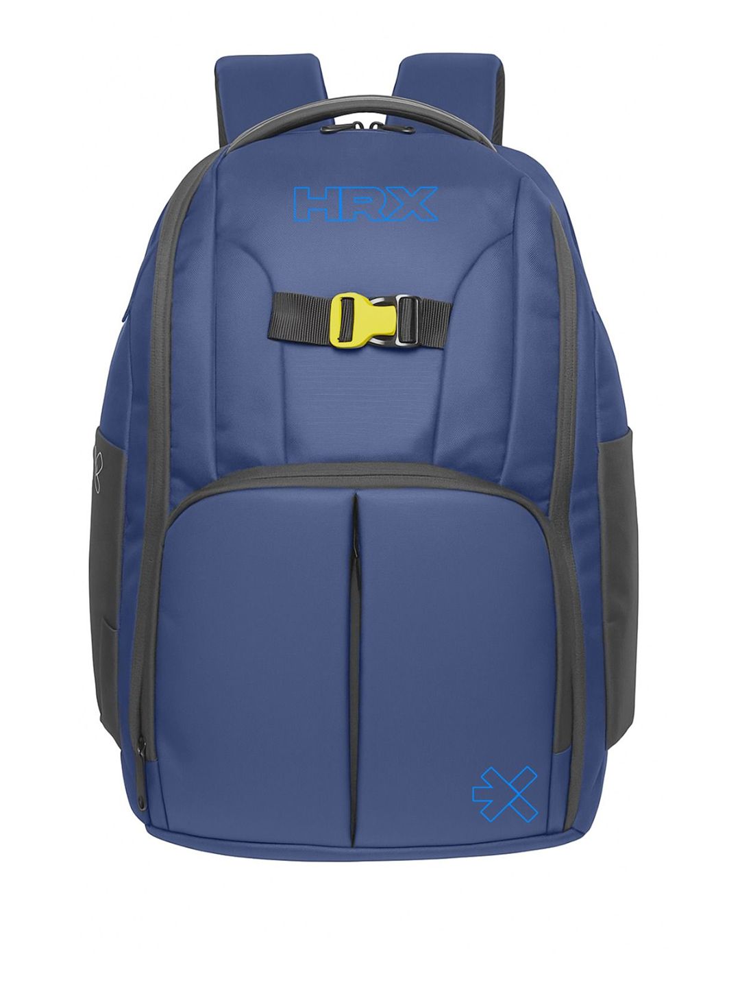HRX by Hrithik Roshan Unisex Brand Logo Contrast Detail Backpack with Anti-Theft-picture-48