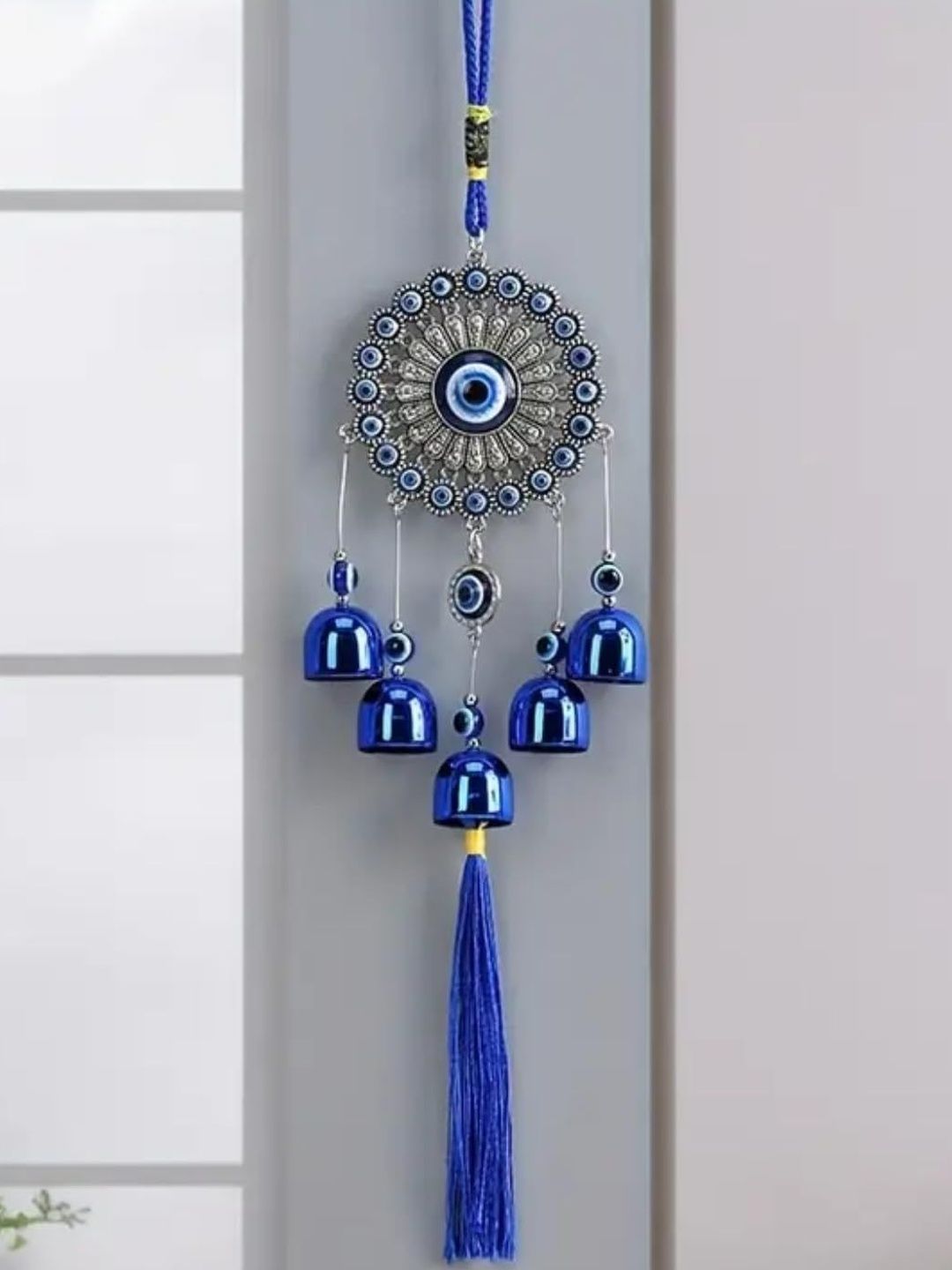 Go Hooked Evil Eye Wind Chime Wall Decor-image-2