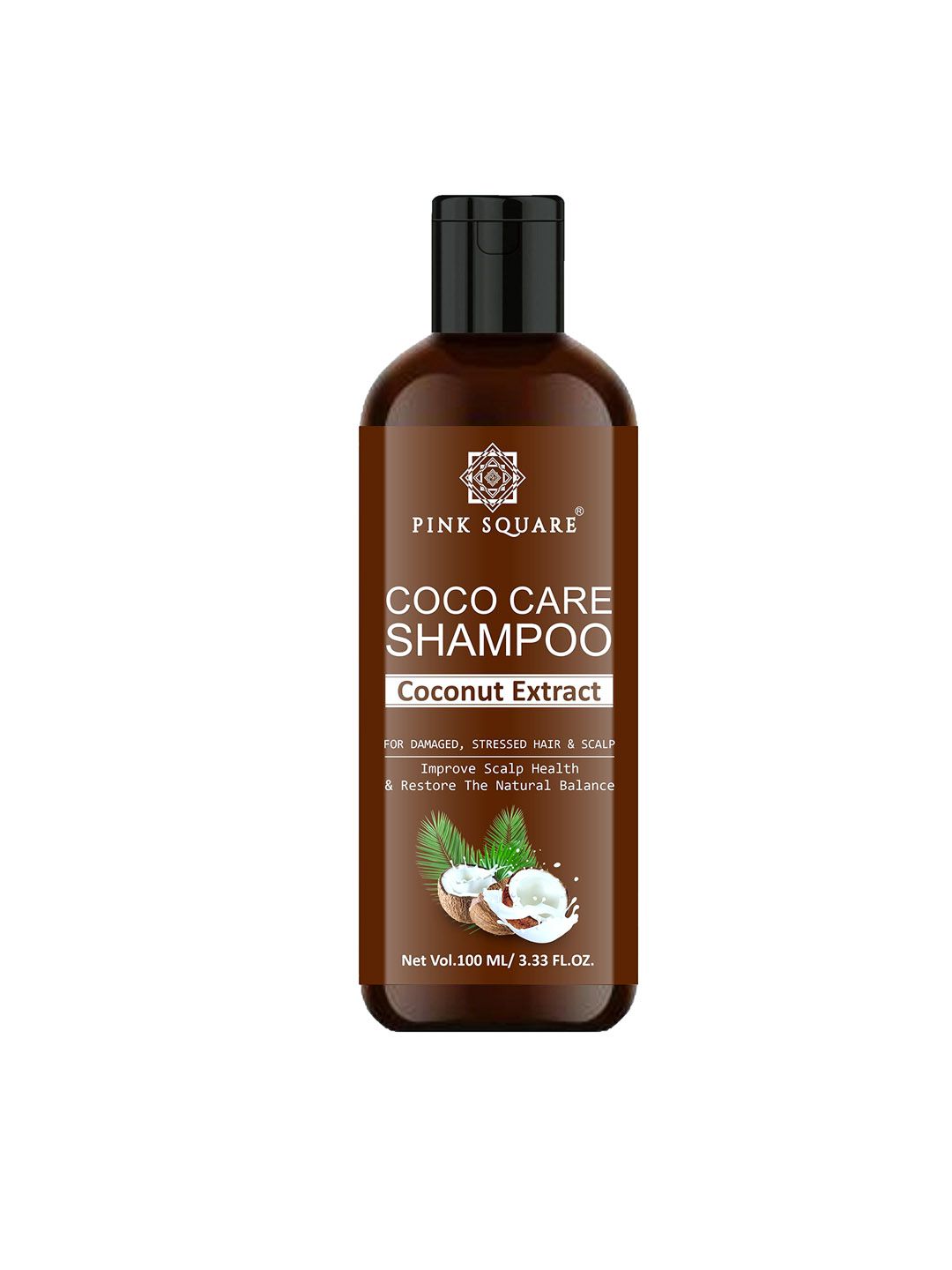 Pink Square Coco Care Shampoo With Coconut Extract - 100 ml-image-18