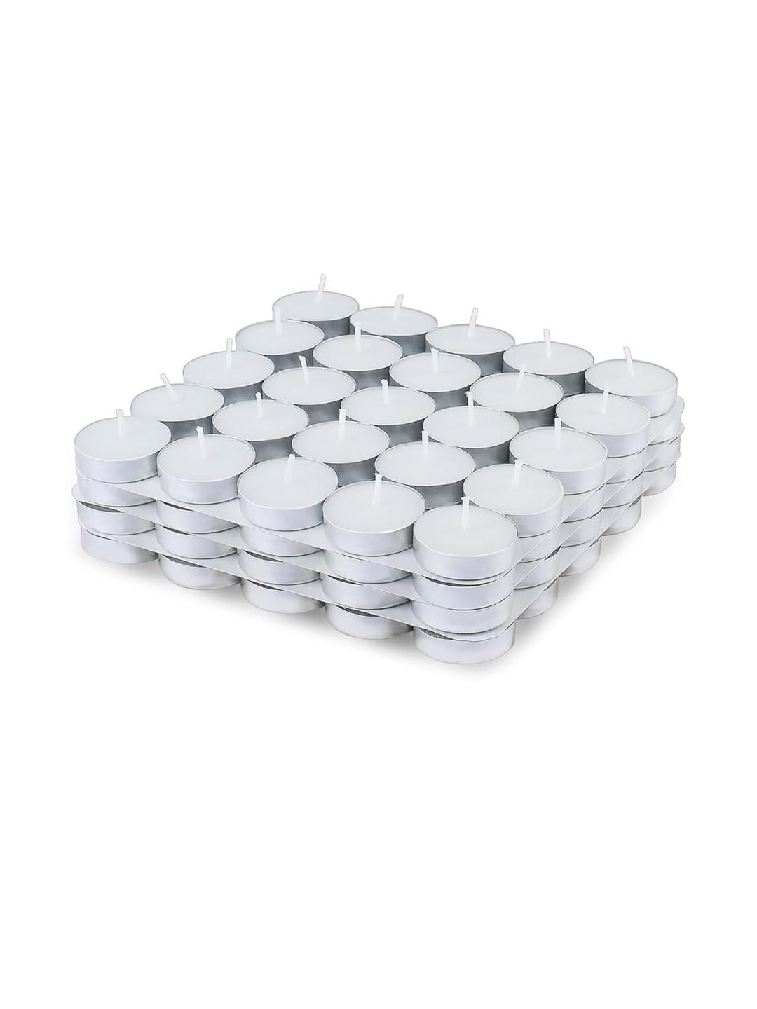 Go Hooked Pack of 100 Unscented Tealight Burning Wax Candle-image-39