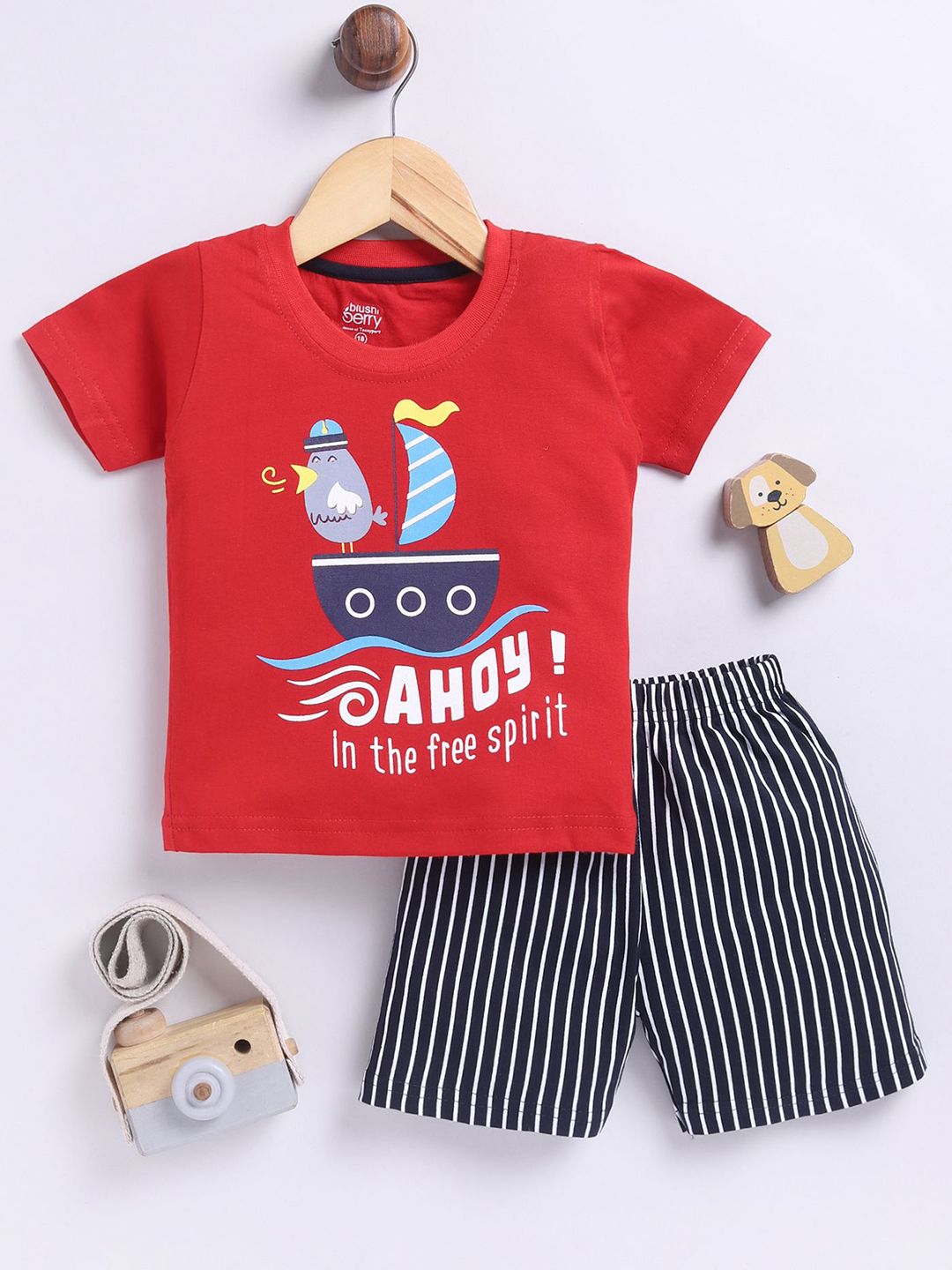 Toonyport Boys Printed T-shirt with Shorts-picture-52